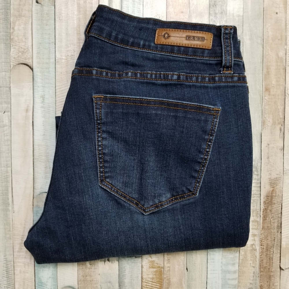 Grace in LA Studded Skinny Jeans